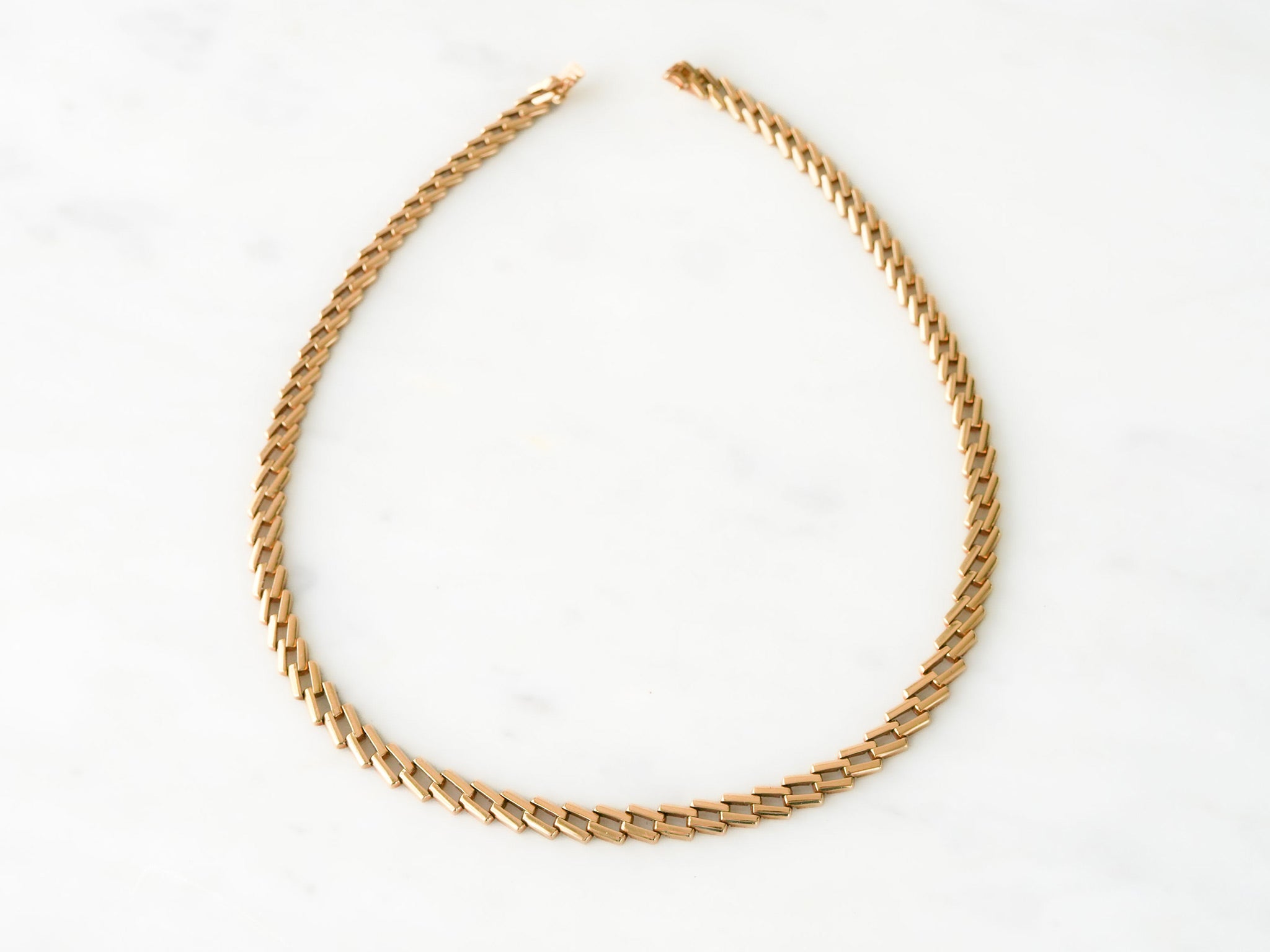 Vintage Cartier Link Necklace Collier London